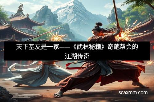 天下基友是一家——《武林秘籍》奇葩帮会的江湖传奇